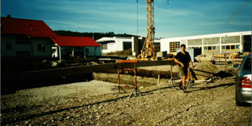 Start Neubau in 78247 Hilzingen, heutiger Firmenstandort
